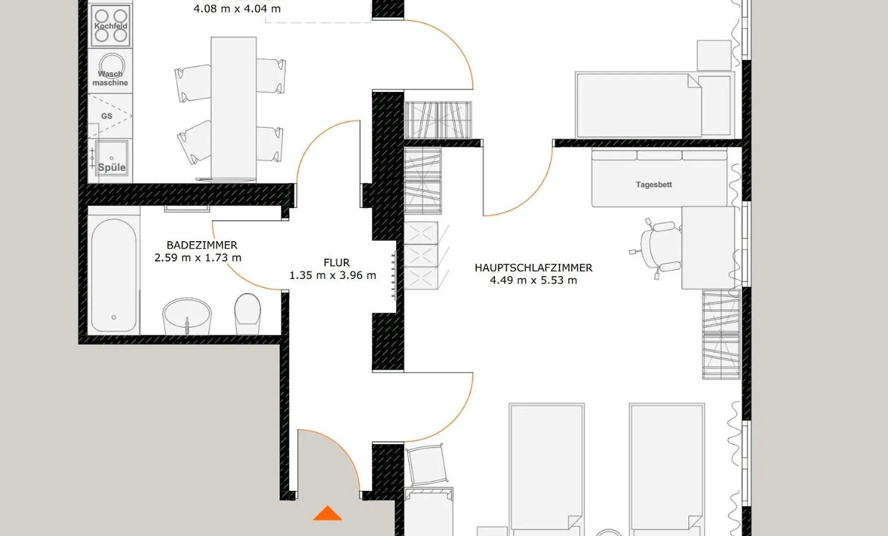 Apartmán Villa Wittenau Berlín Německo